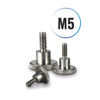 Rändelschrauben M5 hohe Form DIN 464 aus Edelstahl A1