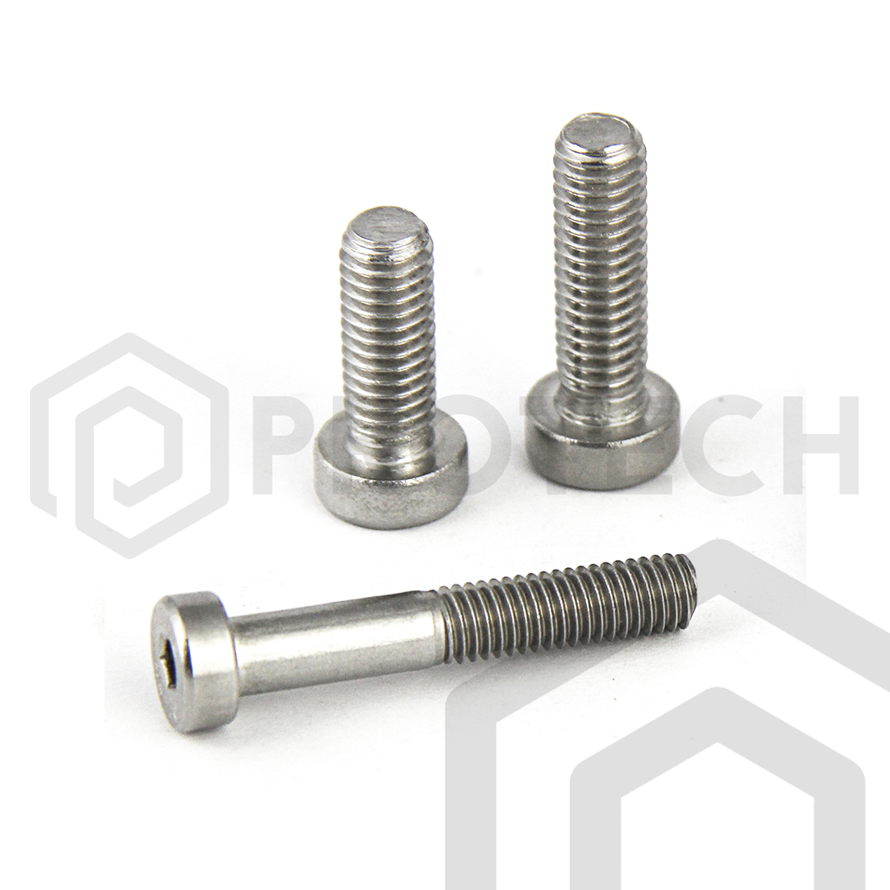 Zylinderschrauben M5 von 30 bis 90mm mit Innensechskant DIN 912 aus Edelstahl A2