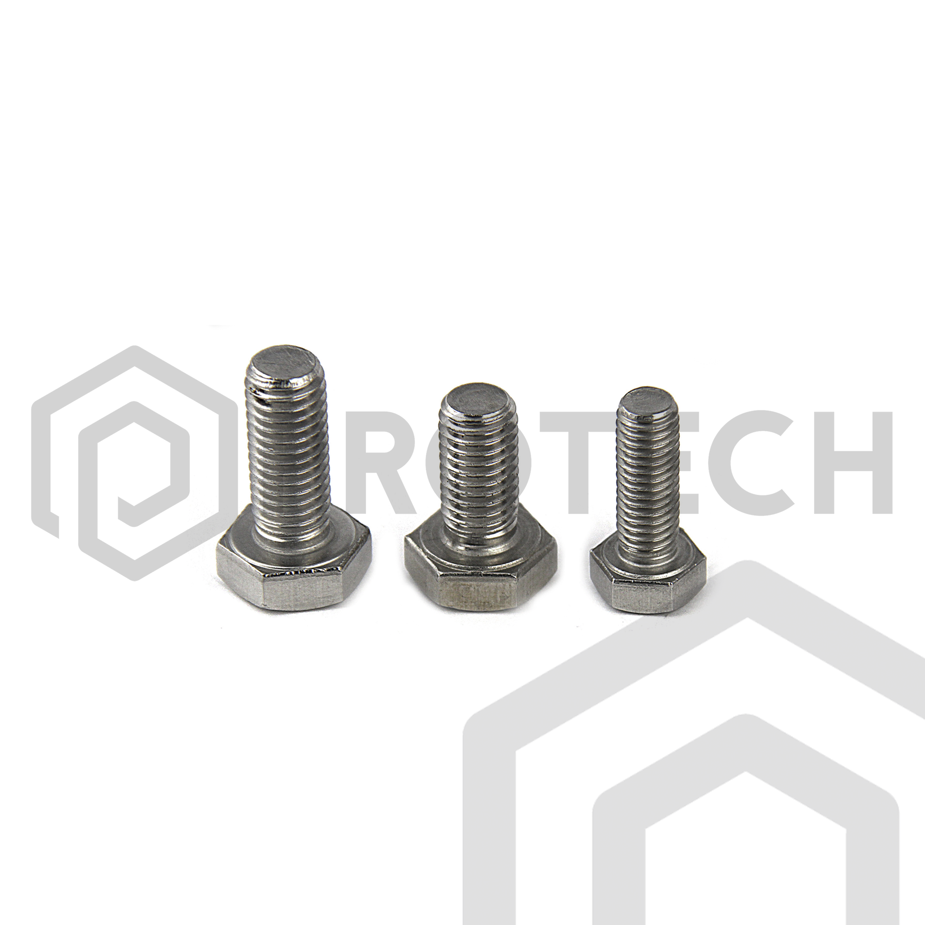 Sechskantschrauben M8 von 10 bis 40mm DIN 933 aus Edelstahl A2